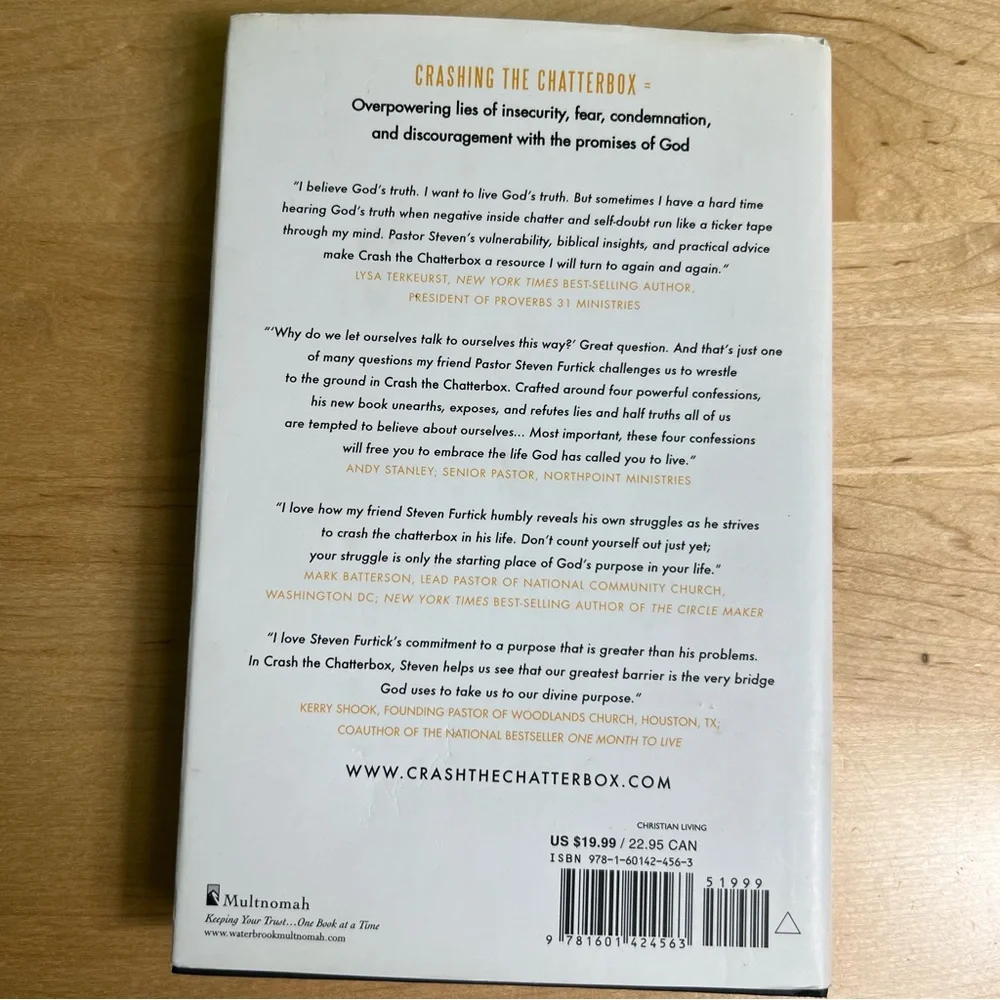 Steven Furtick Crash the Chatterbox: Hearing God's Voice Above All Others